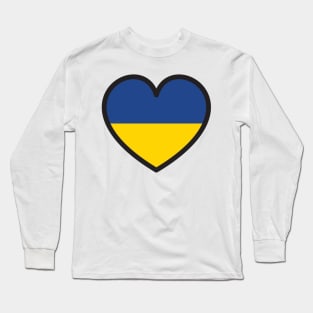 Flag of Ukraine Long Sleeve T-Shirt